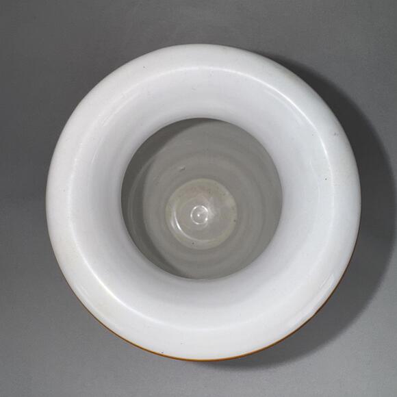 Deruta Italian Handpainted Lemon & Floral Vase - Picture 2 of 5